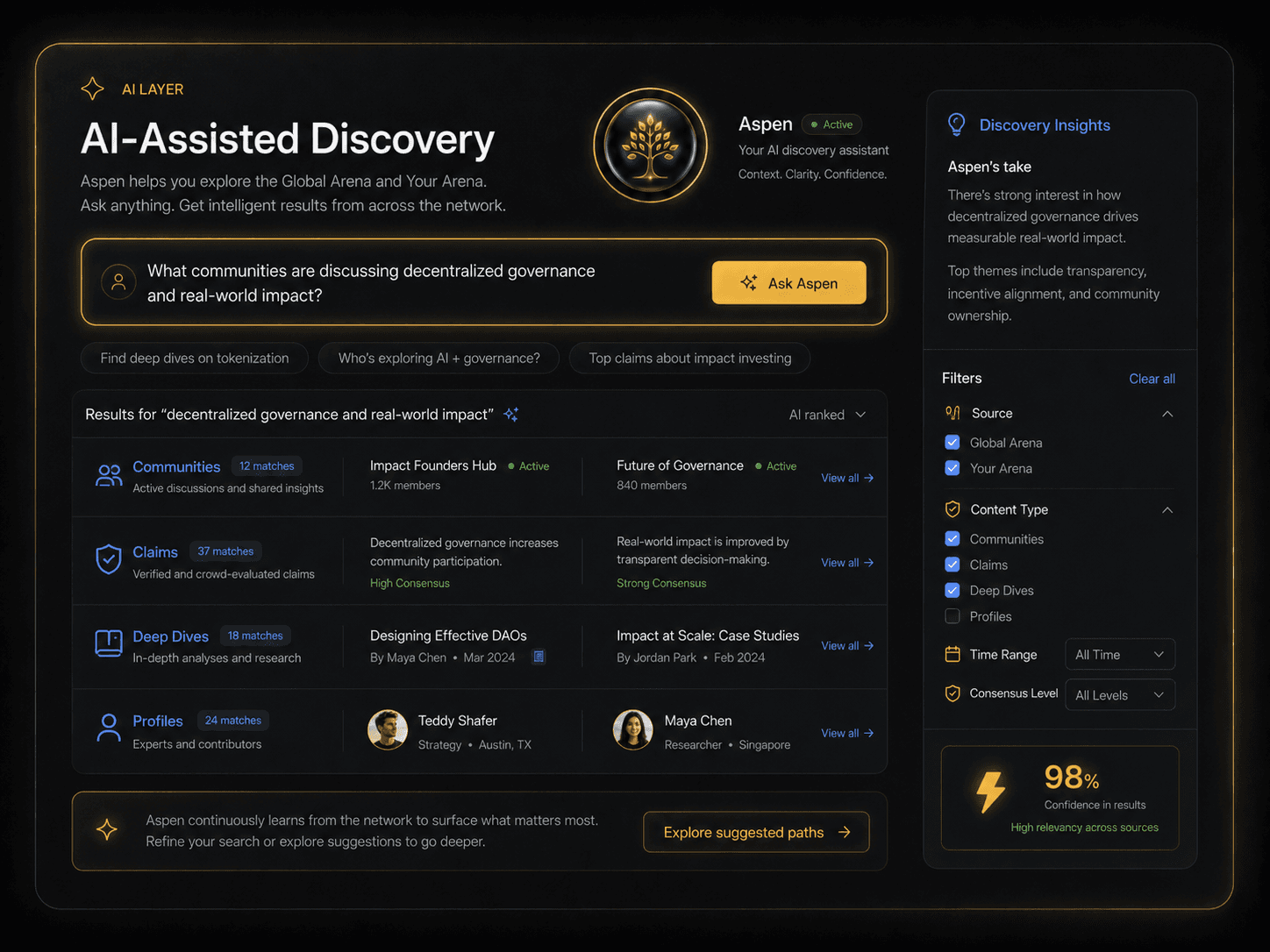 AI layer assistant control onboarding asset